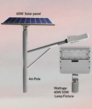 Separate Solar Panel Street Light